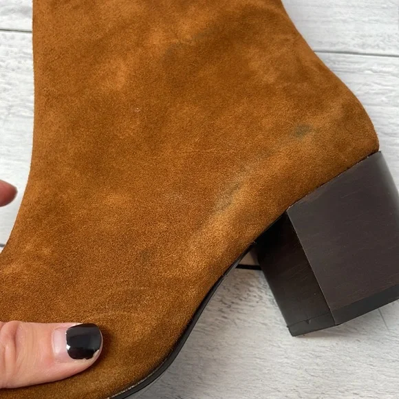 Thursday Boot Co. Paloma Suede Boots in Spice 9 S42